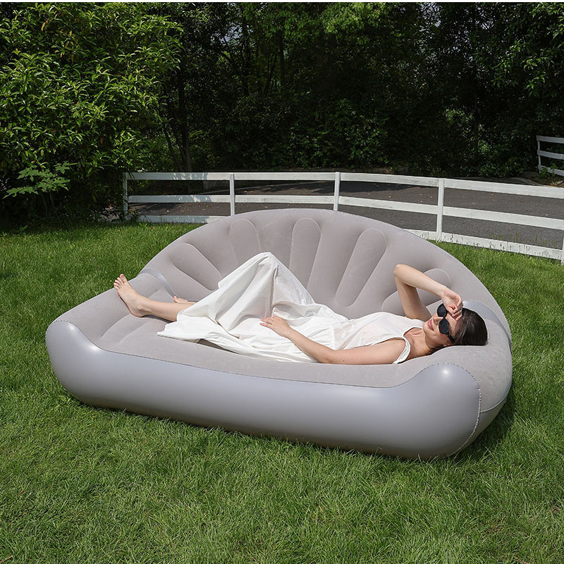 Fan Shaped Inflatable Sofa 2 P - Bed Outdoor Camping review and price