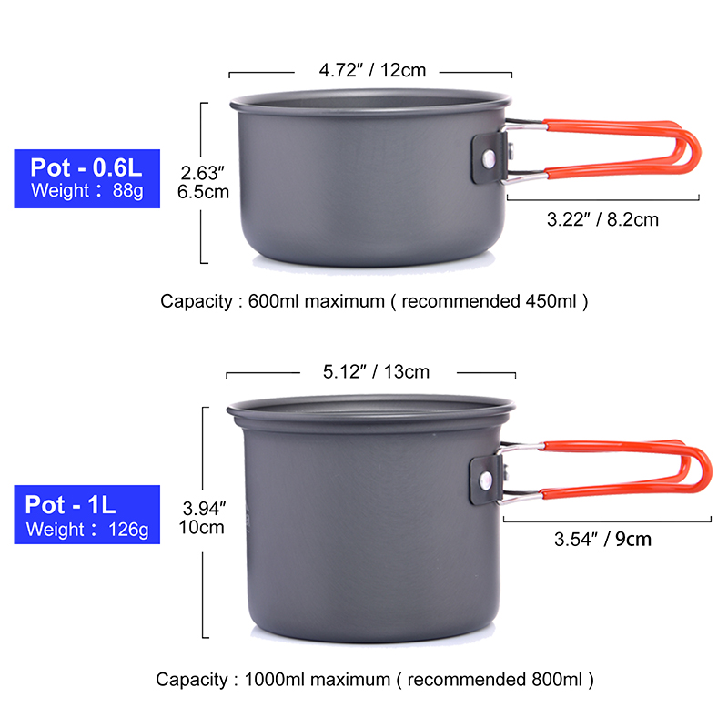 Widesea Camping Cookware Set O - Outdoor Camping Dining Set review and price