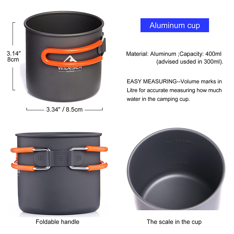Widesea Camping Cookware Set O - Outdoor Camping Dining Set review and price